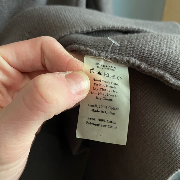 Everlane 100% Cotton Sweater Blazer Womens Size Small - Picture 5 of 5